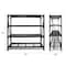 Dewalt 6-Foot Tall, Black Frame 4 Shelf Industrial Storage Rack 41660 - alternate 3